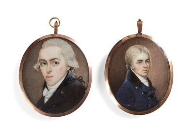 Lot 171 - A PORTRAIT MINIATURE OF A GENTELMAN, ATTRIBUTED TO THOMAS PEAT (BRITISH ACTIVE 1791-1831)