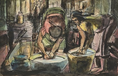 Lot 307 - KOFI ANTUBAM (GHANAIAN 1922-1964)