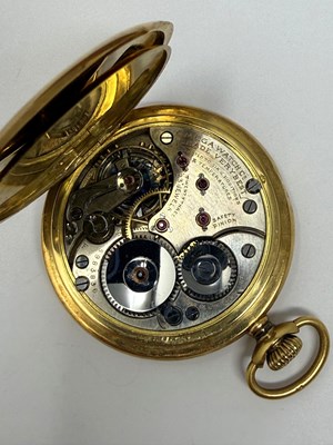 Lot 305 - OMEGA, CHRONOMETRE 'GRADE VERY BEST': GOLD HUNTER CASED POCKET CHRONOMETER WATCH, CIRCA 1922 / 36