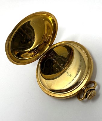Lot 305 - OMEGA, CHRONOMETRE 'GRADE VERY BEST': GOLD HUNTER CASED POCKET CHRONOMETER WATCH, CIRCA 1922 / 36