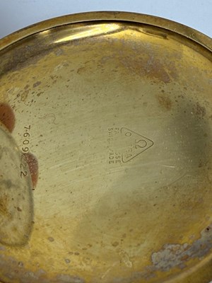 Lot 305 - OMEGA, CHRONOMETRE 'GRADE VERY BEST': GOLD HUNTER CASED POCKET CHRONOMETER WATCH, CIRCA 1922 / 36