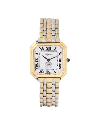 Lot 325 - BAUME & MERCIER FOR ASPREY, 'CEINTURE', REF.38260: GOLD MID SIZE WRISTWATCH, 1970s