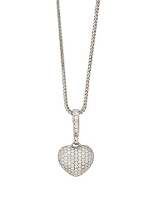 Lot 484 - THEO FENNELL: BABY ART DIAMOND PENDANT