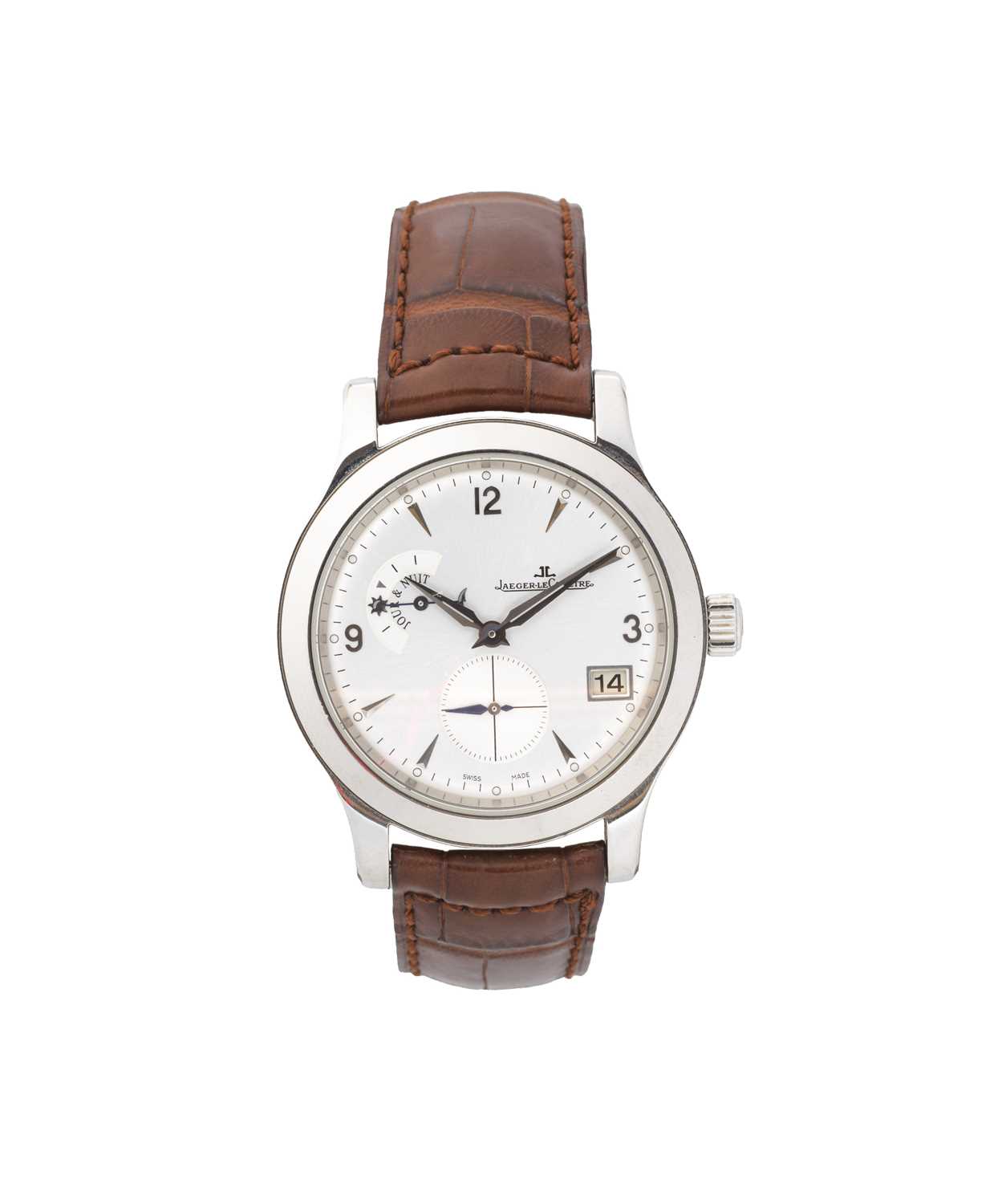 Lot 317 - JAEGER-LECOULTRE, MASTER CONTROL 1000 HOURS, REF. Q1628420: GENTLEMAN'S STAINLESS STEEL WRISTWATCH, CIRCA 2008