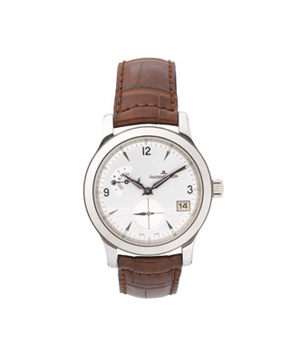 Lot 317 - JAEGER-LECOULTRE, MASTER CONTROL 1000 HOURS, REF. Q1628420: GENTLEMAN'S STAINLESS STEEL WRISTWATCH, CIRCA 2008