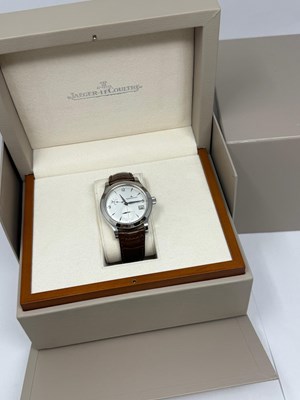 Lot 317 - JAEGER-LECOULTRE, MASTER CONTROL 1000 HOURS, REF. Q1628420: GENTLEMAN'S STAINLESS STEEL WRISTWATCH, CIRCA 2008