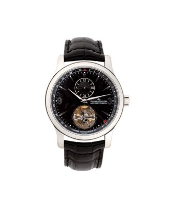 Lot 321 - JAEGER-LECOUTRE, MASTER CONTROL TOURBILLON, REF: Q1666470: GENTLEMAN'S PLATINUM WRISTWATCH, CIRCA 2009