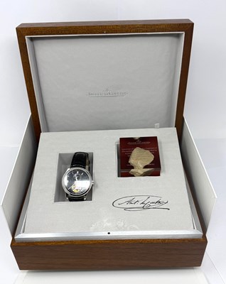 Lot 321 - JAEGER-LECOUTRE, MASTER CONTROL TOURBILLON, REF: Q1666470: GENTLEMAN'S PLATINUM WRISTWATCH, CIRCA 2009