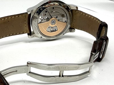Lot 320 - JAEGER-LECOULTRE, 1000 MASTER TOURBILLON, REF: 146.8.34.S: GENTLEMAN'S STAINLESS STEEL WRISTWATCH CIRCA 2008