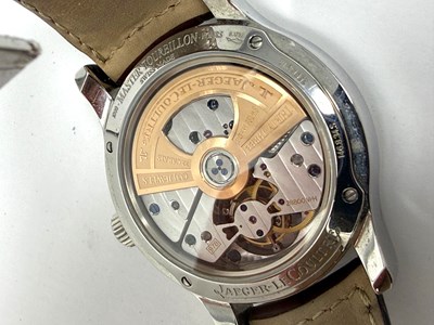 Lot 320 - JAEGER-LECOULTRE, 1000 MASTER TOURBILLON, REF: 146.8.34.S: GENTLEMAN'S STAINLESS STEEL WRISTWATCH CIRCA 2008