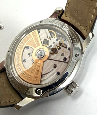 Lot 320 - JAEGER-LECOULTRE, 1000 MASTER TOURBILLON, REF: 146.8.34.S: GENTLEMAN'S STAINLESS STEEL WRISTWATCH CIRCA 2008