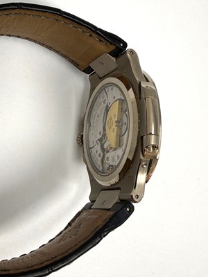 Lot 323 - PATEK PHILIPPE, NAUTILUS, REF.5712G-001: GENTLEMAN'S WHITE GOLD WRISTWATCH, CIRCA 2009