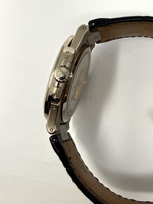 Lot 323 - PATEK PHILIPPE, NAUTILUS, REF.5712G-001: GENTLEMAN'S WHITE GOLD WRISTWATCH, CIRCA 2009