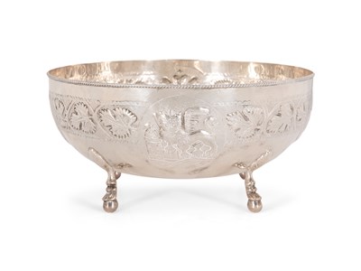 Lot 71 - A SILVER BOWL, CYPRIOT, MID 20TH CENTURY