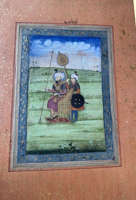 Lot 25 - A MUGHAL PORTRAIT OF TIMUR, DELHI, EARLY 19TH CENTURY