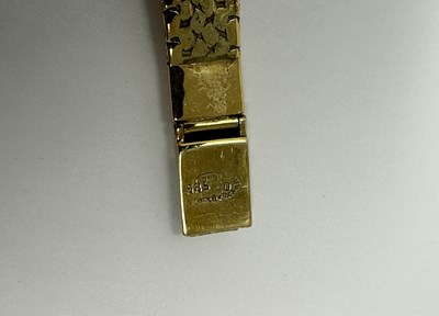 Lot 337 - ROLEX: LADY'S GOLD BRACELET WATCH, CIRCA 1973