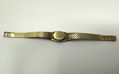 Lot 337 - ROLEX: LADY'S GOLD BRACELET WATCH, CIRCA 1973