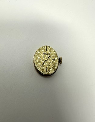Lot 337 - ROLEX: LADY'S GOLD BRACELET WATCH, CIRCA 1973