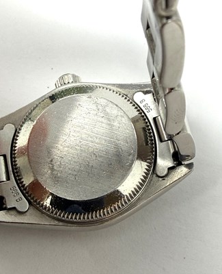 Lot 326 - ROLEX, OYSTER PERPETUAL, REF.76080: LADY'S STAINLESS STEEL BRACELET WATCH, CIRCA 2000