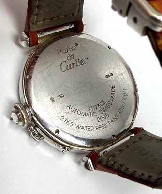 Lot 315 - CARTIER, PASHA, REF.2765: WHITE GOLD AND DIAMOND WRISTWATCH, CIRCA 2005