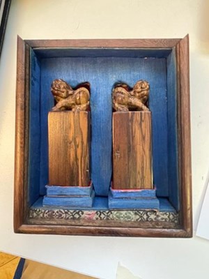 Lot 37 - TWO CHINESE INK STONES, QING DYNASTY, 19TH CENTURY