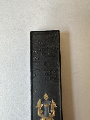 Lot 37 - TWO CHINESE INK STONES, QING DYNASTY, 19TH CENTURY