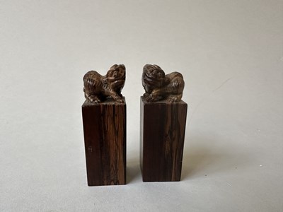 Lot 37 - TWO CHINESE INK STONES, QING DYNASTY, 19TH CENTURY