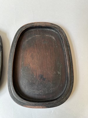 Lot 37 - TWO CHINESE INK STONES, QING DYNASTY, 19TH CENTURY