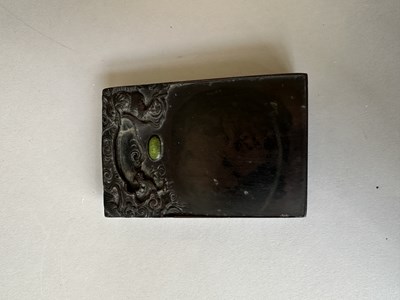 Lot 37 - TWO CHINESE INK STONES, QING DYNASTY, 19TH CENTURY