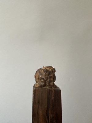 Lot 37 - TWO CHINESE INK STONES, QING DYNASTY, 19TH CENTURY
