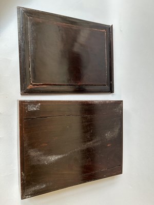 Lot 36 - A CHINESE JADE INSET BURR WOOD BOX AND COVER, QING DYNASTY, 19TH CENTURY
