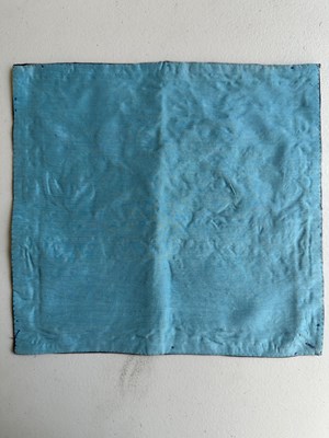 Lot 38 - FOUR CHINESE SILK RANK BADGES MADE FOR AN OFFICIAL OF THE SIXTH RANK, QING DYNASTY