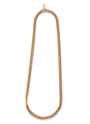 Lot 378 - GOLD GUARD CHAIN, 1900s