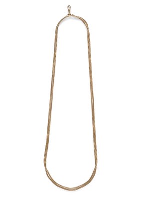 Lot 379 - GOLD GUARD CHAIN, 1900s