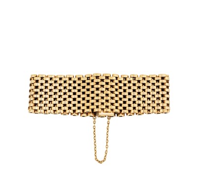 Lot 424 - GOLD STRAP BRACELET, 1966