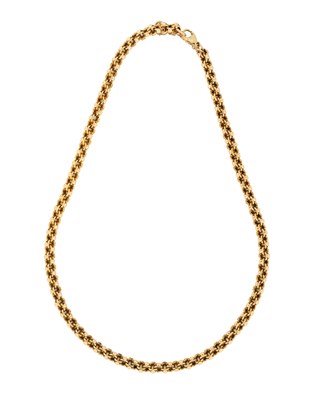Lot 377 - GOLD NECKLACE, 1900s