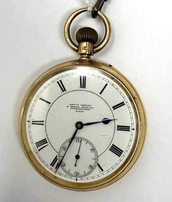 Lot 302 - EDWARD FRANCIS ASHLEY: VICTORIAN GOLD POCKET WATCH, CIRCA 1900