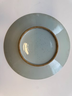 Lot 74 - A LARGE PAIR OF CHINESE FAMILLE-ROSE 'PEACH' DISHES, LATE QING DYNASTY