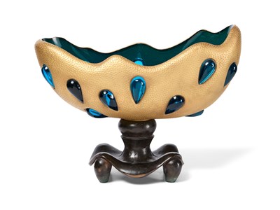 Lot 15 - ANDRE DUBREUIL (1951-2022): COUPE ‘LACRIMA’, DAUM, NANCY, CIRCA 1991