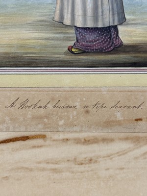 Lot 33 - A HOOKAH BURDAR, LUCKNOW, CIRCA 1815-20