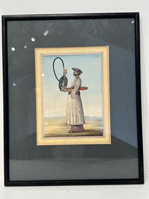 Lot 33 - A HOOKAH BURDAR, LUCKNOW, CIRCA 1815-20
