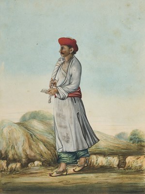 Lot 32 - A LETTER CARRIER, LUCKNOW, CIRCA 1815-20