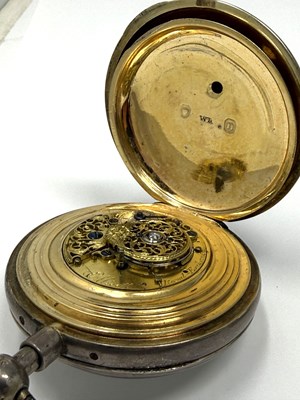 Lot 301 - ELLICOTT, ROYAL EXCHANGE: GEORGE IV SILVER POCKET WATCH, LONDON, CIRCA 1828