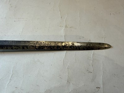 Lot 89 - A RARE SWEDISH PALACE GUARD SWORD, LATE 17TH CENTURY