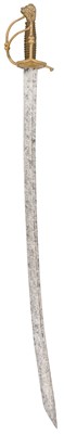 Lot 63 - A GERMAN OR SWISS SABRE, CIRCA 1700