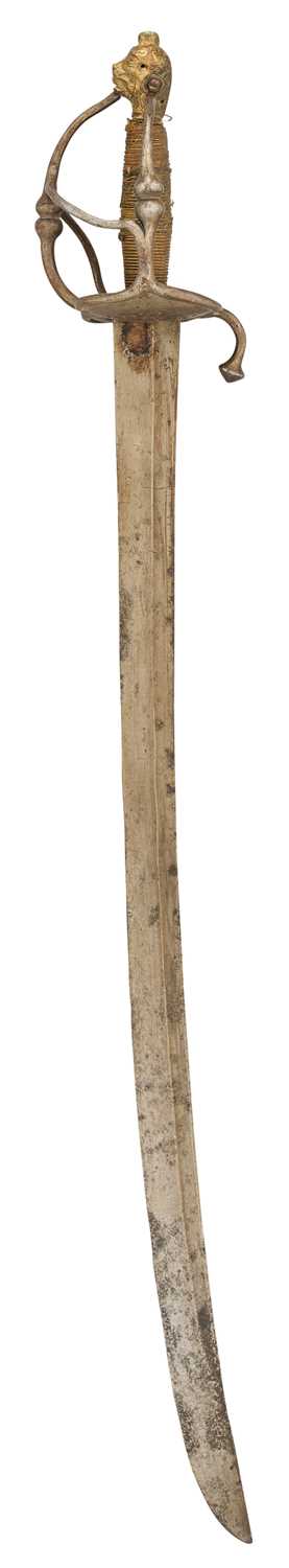 Lot 67 - A SWISS SABRE, SECOND HALF OF THE 17TH CENTURY