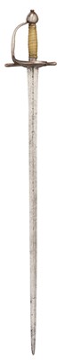 Lot 90 - A VERY RARE SWEDISH MODEL 1693/1715 MILITARY SWORD, EARLY 17TH CENTURY