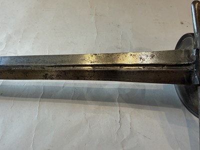 Lot 90 - A VERY RARE SWEDISH MODEL 1693/1715 MILITARY SWORD, EARLY 17TH CENTURY
