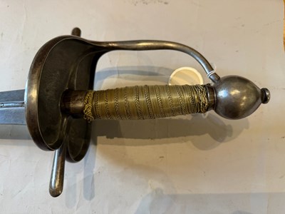 Lot 90 - A VERY RARE SWEDISH MODEL 1693/1715 MILITARY SWORD, EARLY 17TH CENTURY