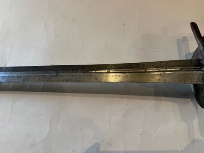 Lot 90 - A VERY RARE SWEDISH MODEL 1693/1715 MILITARY SWORD, EARLY 17TH CENTURY
